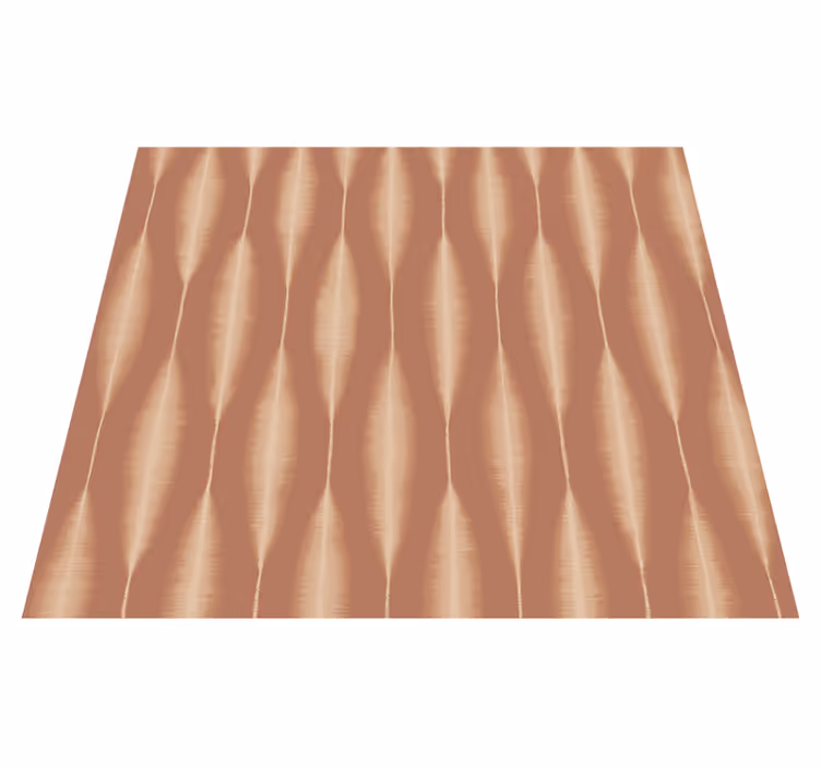 Vinyl tapijt geometrisch ikat kasuri mocha mousse - TenStickers