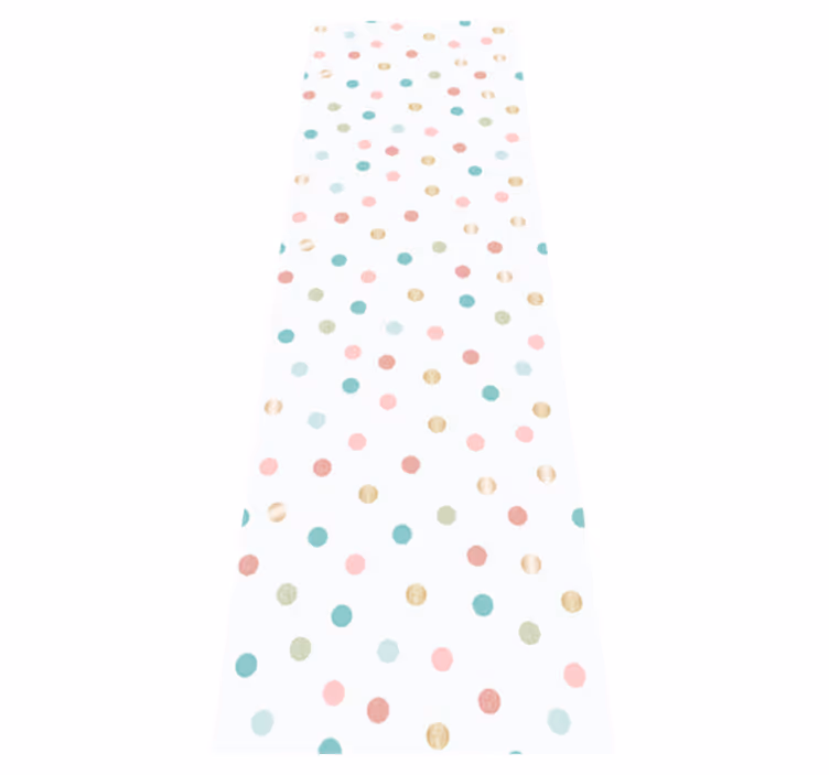Vinyl tapijt slaapkamer glitter confetti stippen patroon - TenStickers