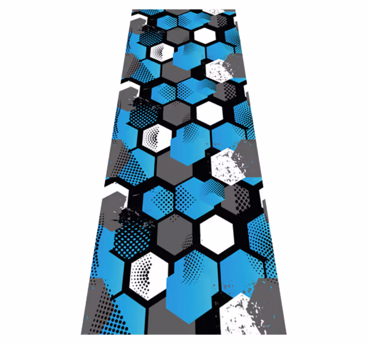 Vinyl tapijt slaapkamer abstract gradient voetbalachtergrond - TenStickers