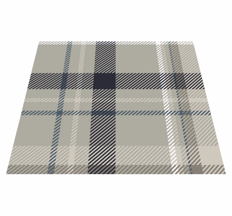 Vinyl tapijt slaapkamer grijs flanel - TenStickers