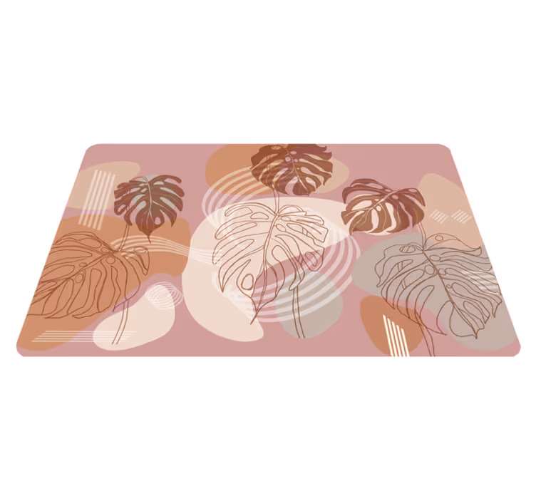 Vinyl tapijt natuur leaf continu ontwerp - TenStickers