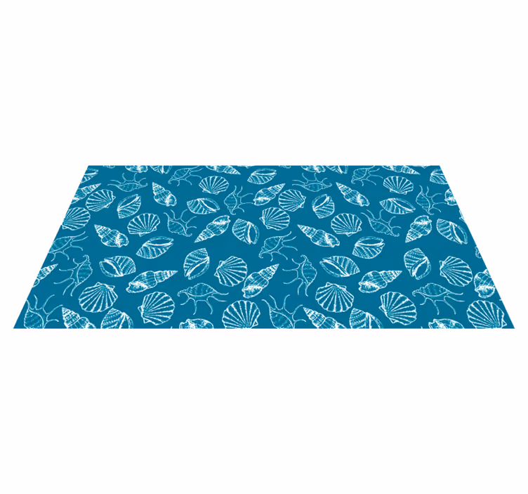 Vinyl tapijt natuur schelpstijl - TenStickers