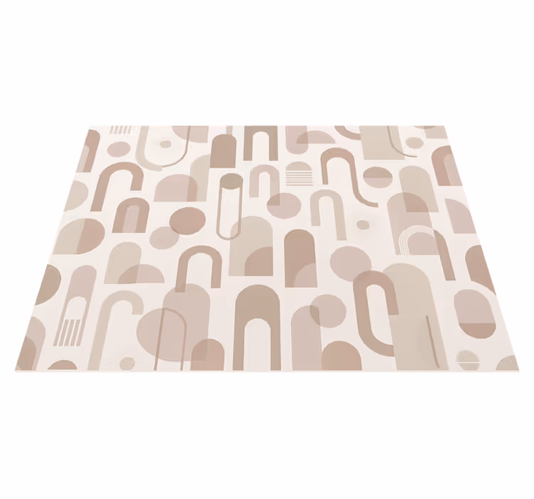 Vinyl tapijt slaapkamer modern patroon - TenStickers