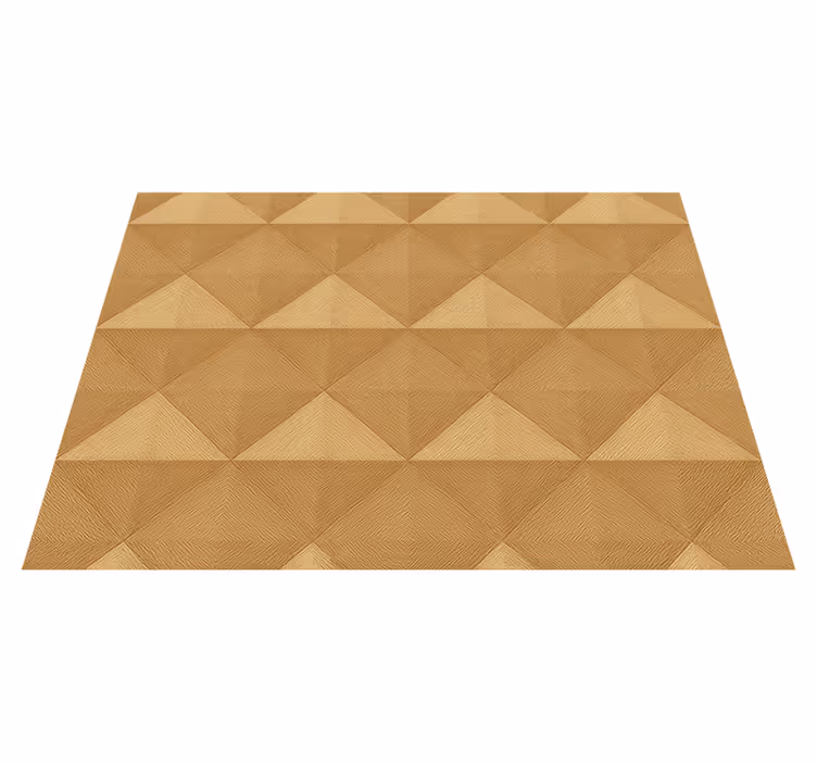 Vinyl tapijt slaapkamer 3d goud - TenStickers
