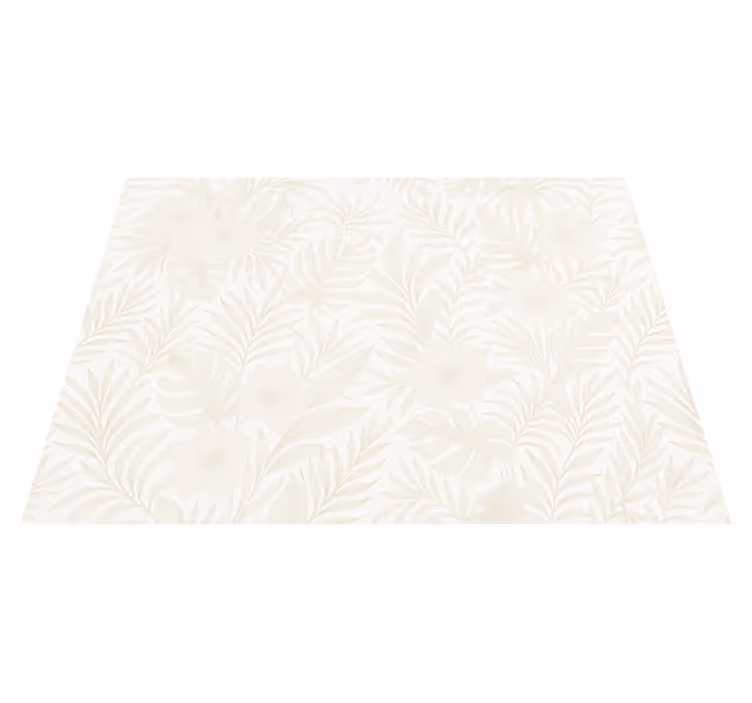 Vinyl tapijt slaapkamer neutral tropical - TenStickers