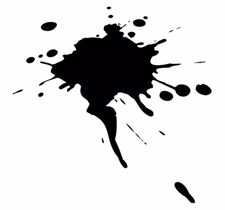 Vinyl tapijt geometrisch spatteffect grafiek - TenStickers