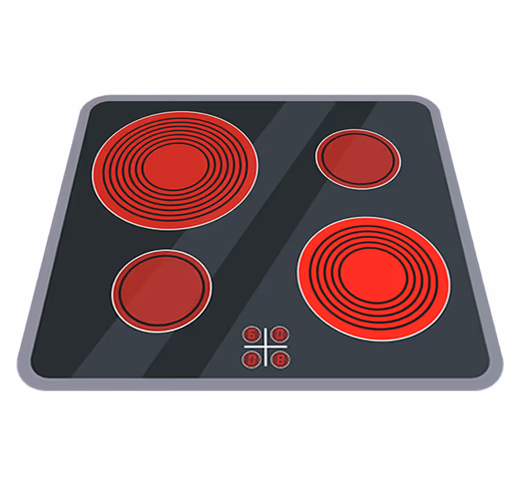 Vinyl tapijt kind keuken keramisch - TenStickers