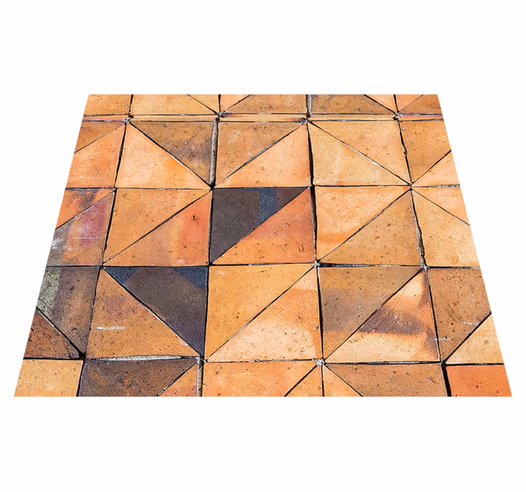 Vinyl vloerkleed badkamer stone vintage - TenStickers