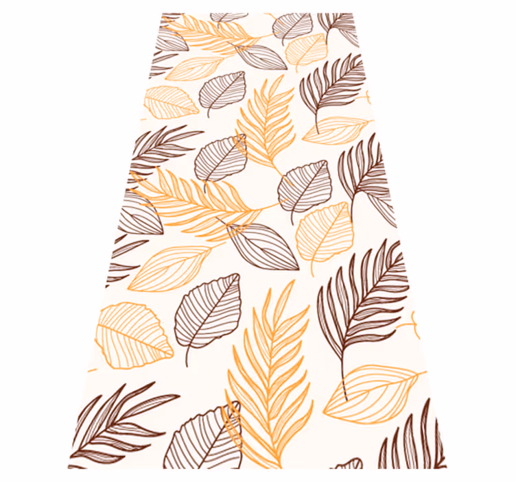 Vinyl vloerkleed badkamer behangdesign graan goudkleurig - TenStickers