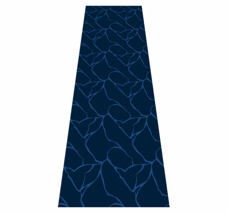 Vinyl vloerkleed badkamer blauw marmer textuur ontwerp - TenStickers