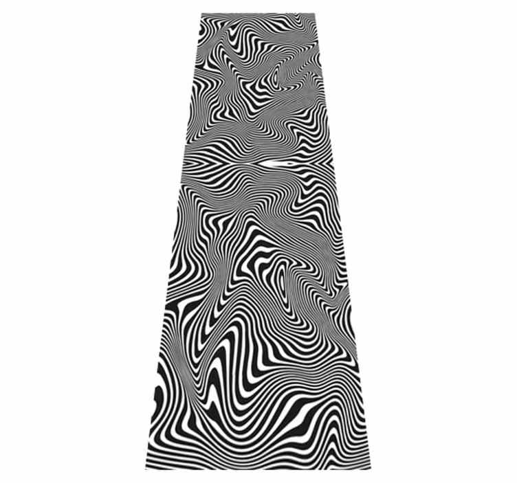 Vinyl vloerkleed badkamer zebra 3d effect douche - TenStickers
