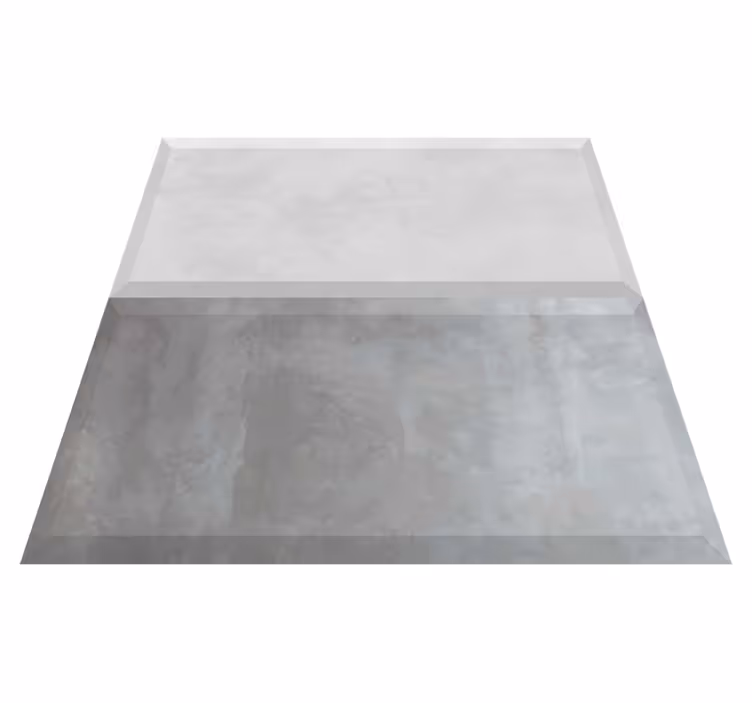 Vinyl vloerkleed badkamer cement tegel design - TenStickers