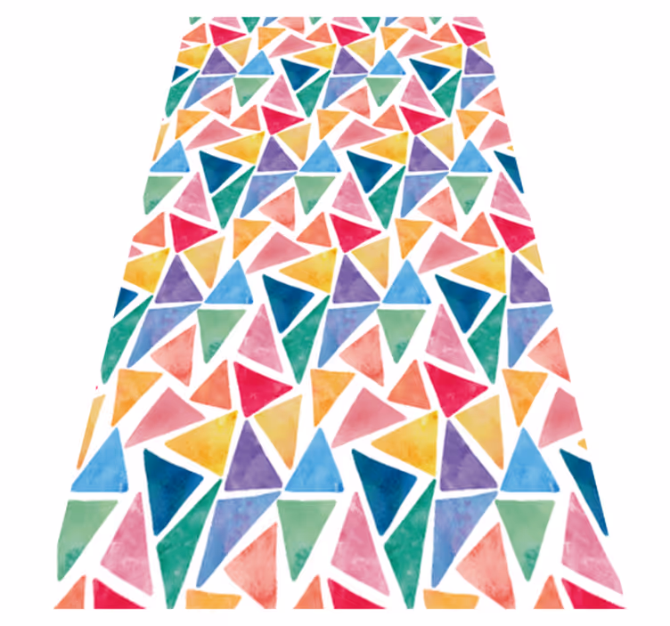 Vinyl vloerkleed keuken geometrisch kastvinyl - TenStickers