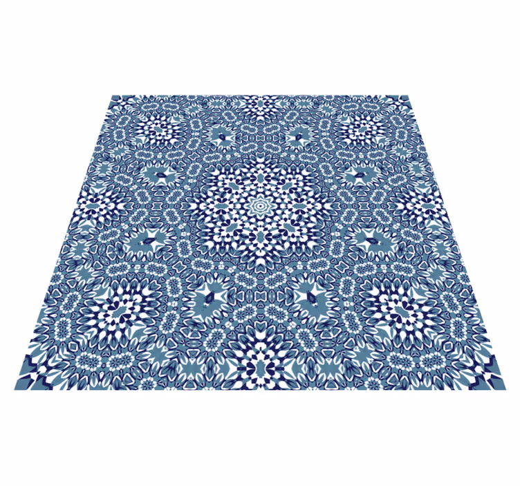 Vinyl vloerkleed keuken mosaic mandala - TenStickers