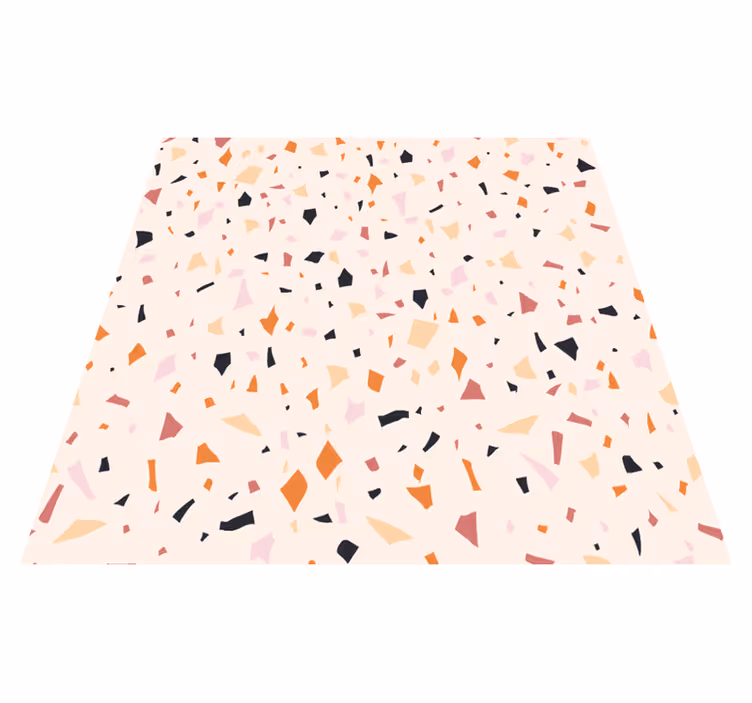 Vinyl vloerkleed keuken grijs terrazzo sheet - TenStickers