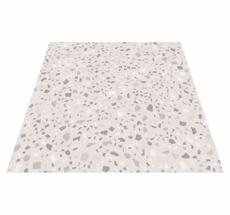 Vinyl vloerkleed keuken grijs terrazzo - TenStickers