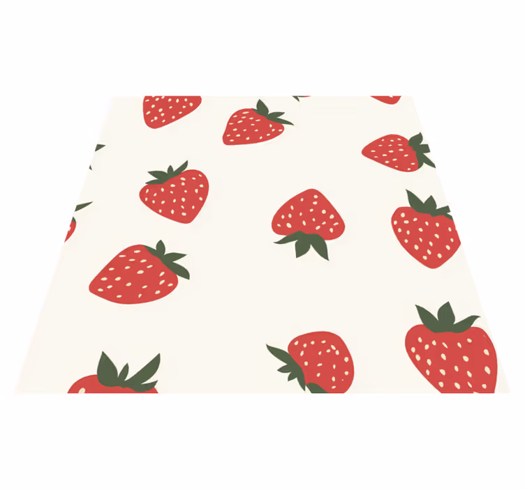 Vinyl vloerkleed keuken kersenfruit design - TenStickers
