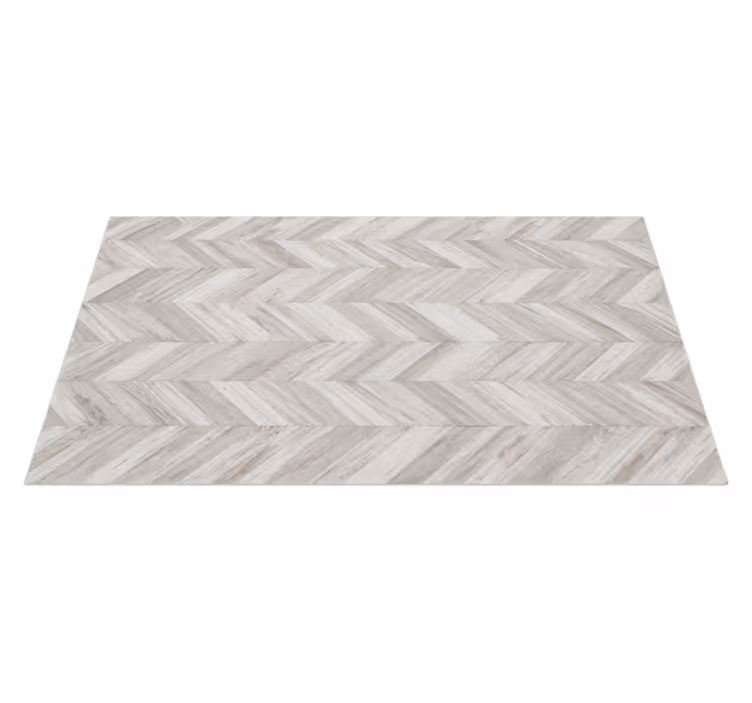 Vinyl vloerkleed keuken rustic v-plank - TenStickers