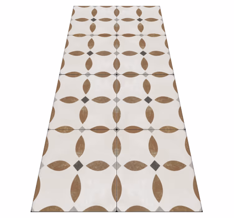 Vinyl vloerkleed keuken romeinse stijl tegels - TenStickers