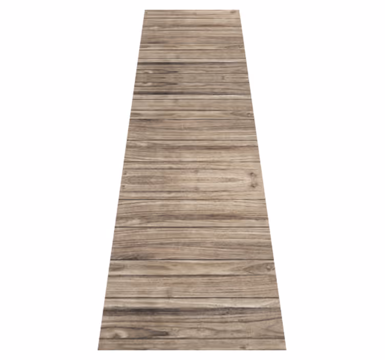 Vinyl tapijt kantoor grijs rustiek horizontaal hout - TenStickers