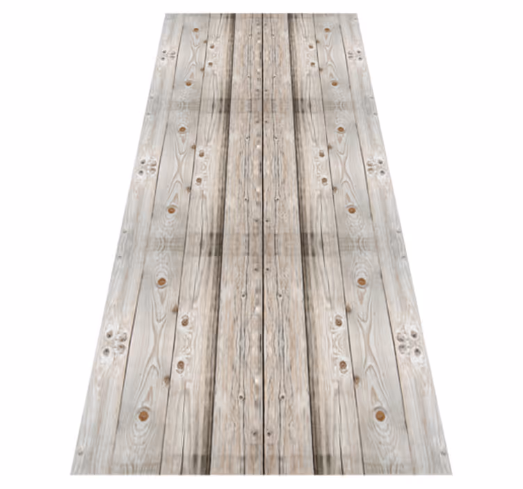 Vinyl tapijt kantoor witte dennenhoutlook - TenStickers