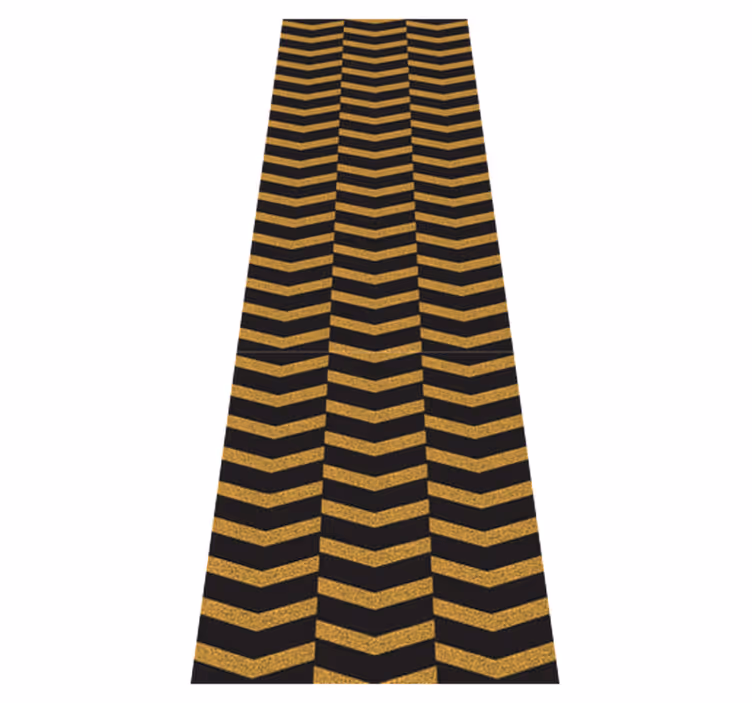 Vinyl tapijt kantoor marble gouden lijnen - TenStickers