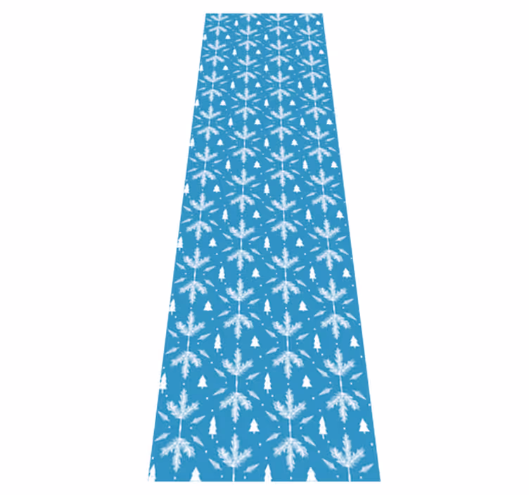 Vinyl tapijt slaapkamer nordic stijl volks blauw - TenStickers