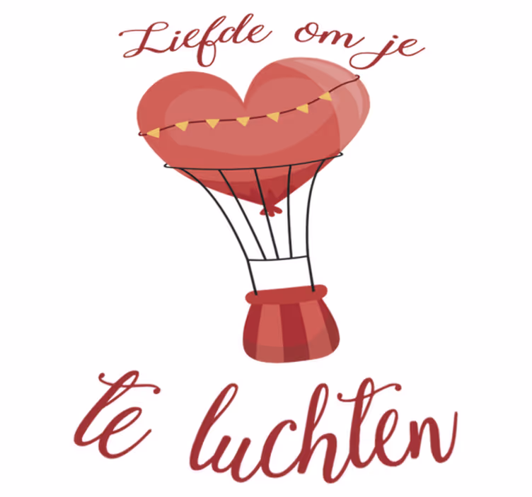 Vinyl tapijt slaapkamer liefde om je hart te verfrissen - TenStickers