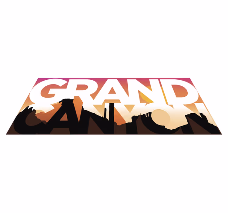 Vinyl tapijt slaapkamer vinilo grand canyon - TenStickers