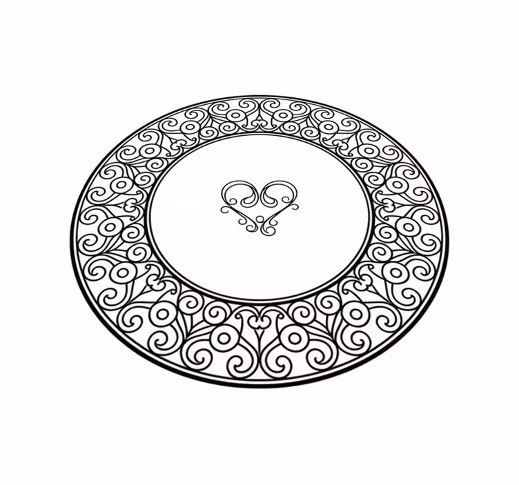 Vinyl tapijt slaapkamer ware liefde - TenStickers