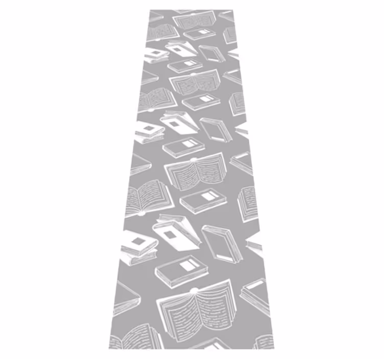 Vinyl tapijt scandinavisch grijs gedicht - TenStickers