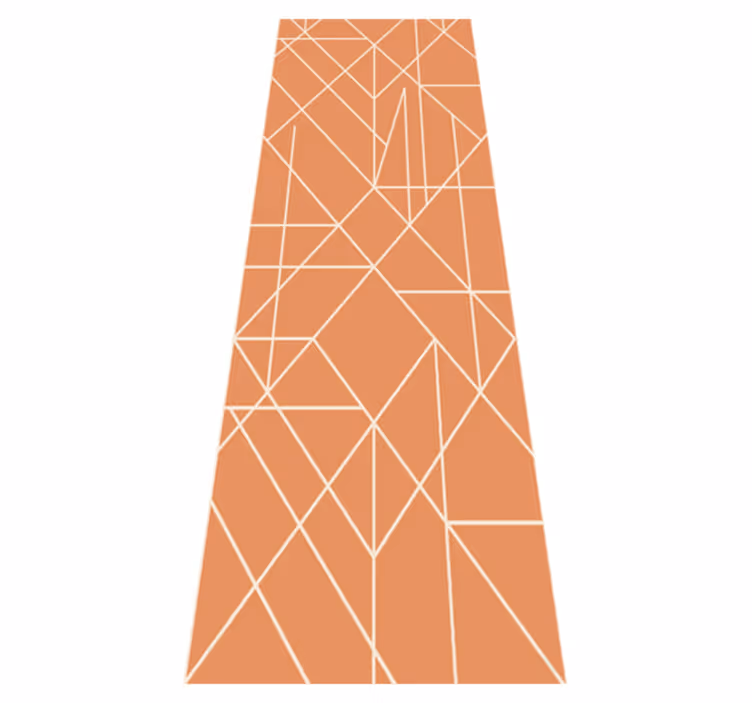 Vinyl tapijt scandinavisch geometrisch mozaïek apex - TenStickers