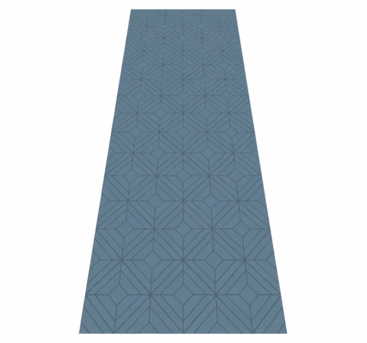 Vinyl tapijt scandinavisch grijs diamantpatroon - TenStickers