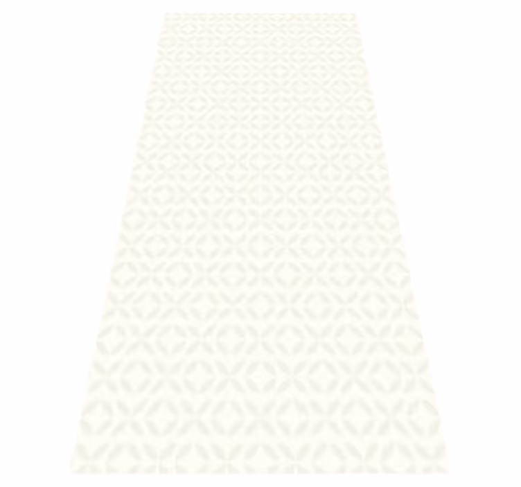 Vinyl tapijt scandinavisch grijs-wit patroon minimalistisch - TenStickers
