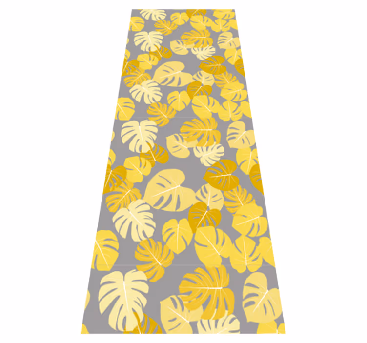 Vinyl tapijt natuur pantone monstera blad - TenStickers