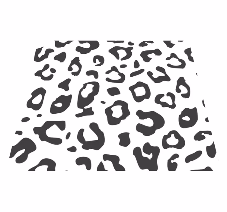 Dieren vinyl tapijt zwarte luipaard - TenStickers
