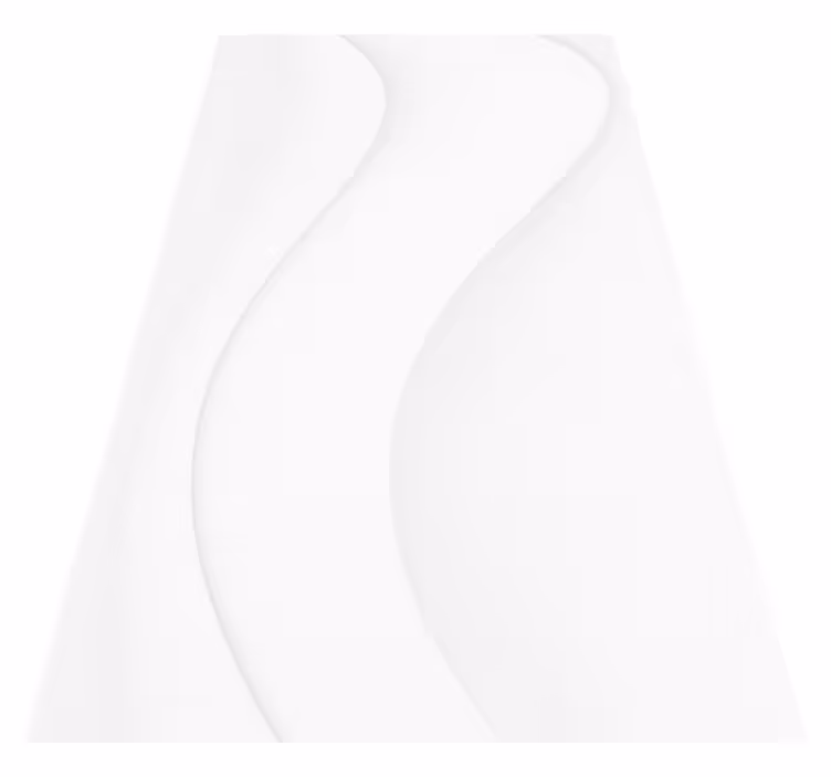 Vinyl tapijt modern witte moderne vormen - TenStickers