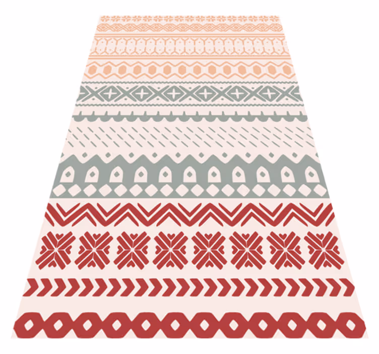 Vinyl tapijt met textuur pattern viking vintage - TenStickers