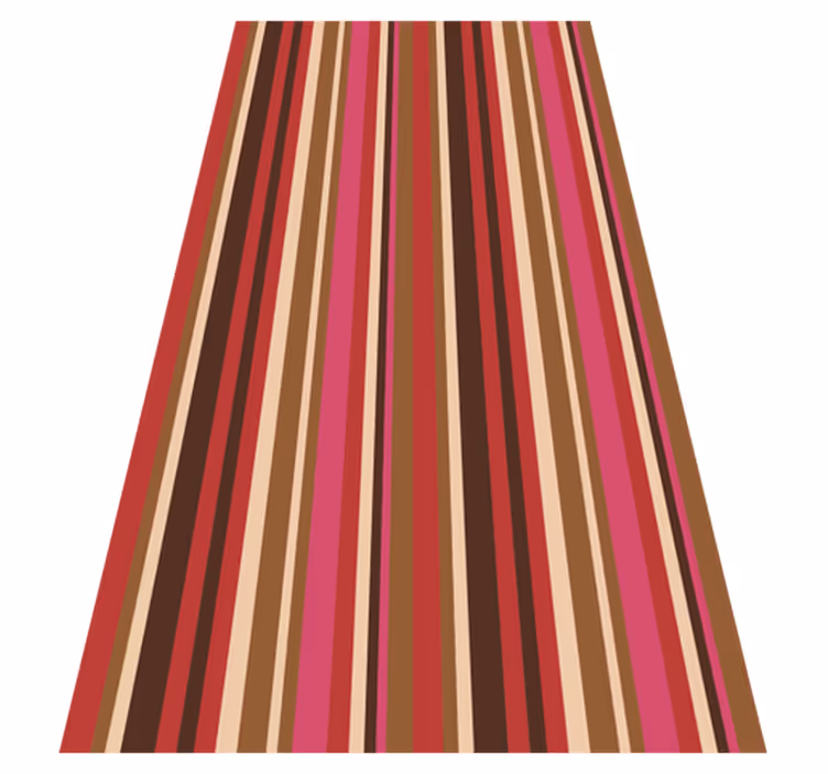 Vinyl tapijt met textuur bohemian gestreept patroon - TenStickers
