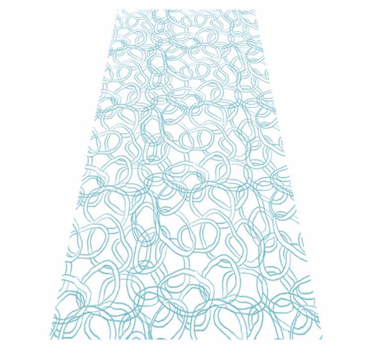 Vinyl tapijt met textuur abstract circulair modern - TenStickers