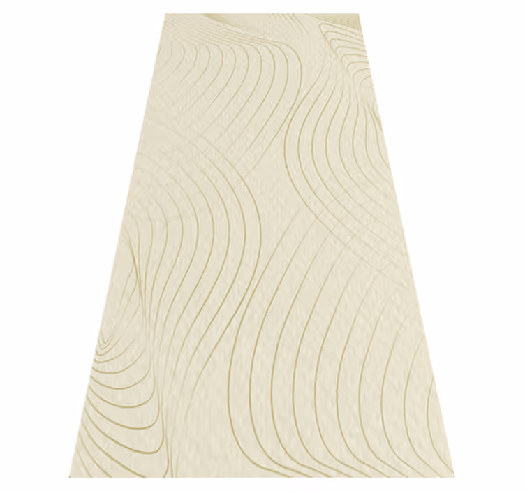Vinyl tapijt met textuur curvas japandi - TenStickers