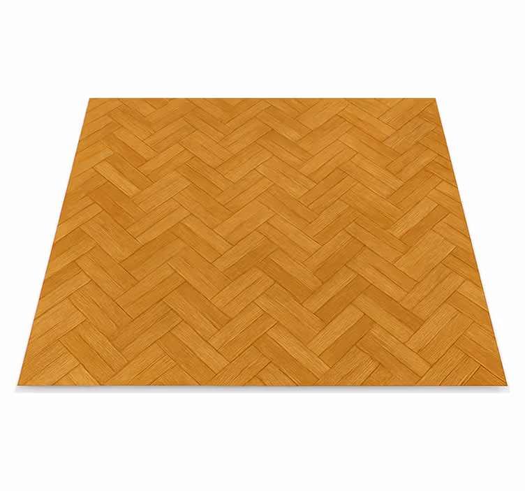 Vinyl tapijt met textuur eiken parketmotief - TenStickers