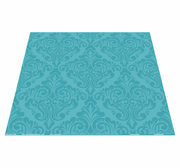 Vinyl tapijt antiek damast - TenStickers