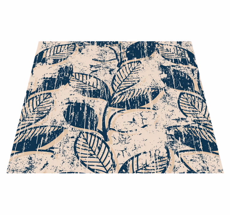 Vinyl tapijt antiek met grunge vintage patroon - TenStickers