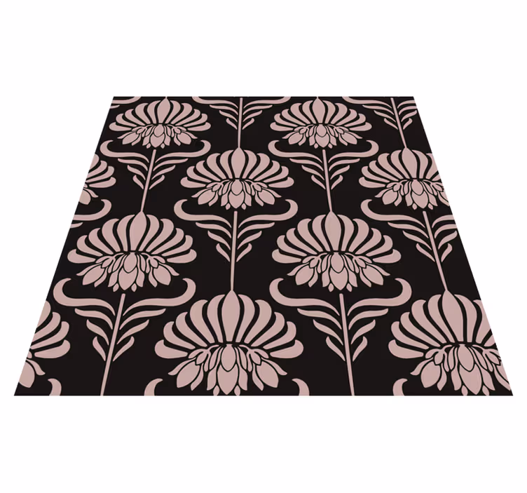 Vinyl tapijt antiek met art nouveau motieven - TenStickers