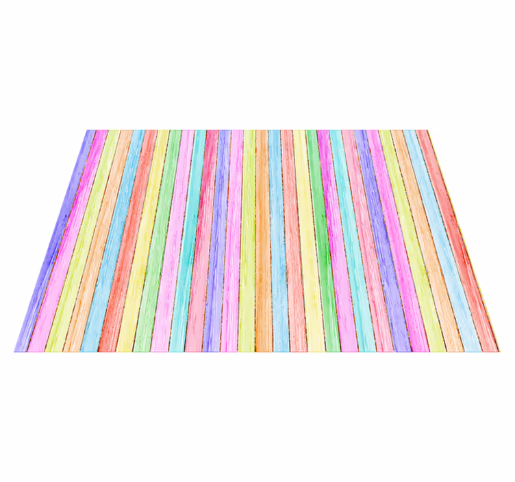 Vinyl tapijt met textuur kleur houten planken - TenStickers