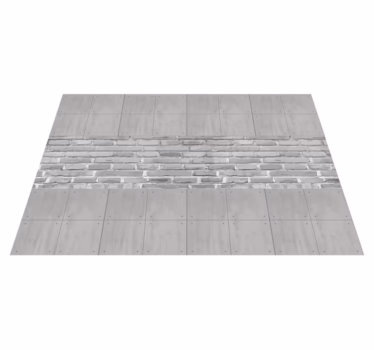 Vinyl tapijt grijs betonpanelen - TenStickers