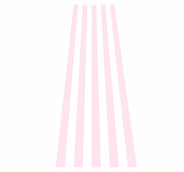 Vinyl tapijt voor hal nordic roze en wit - TenStickers