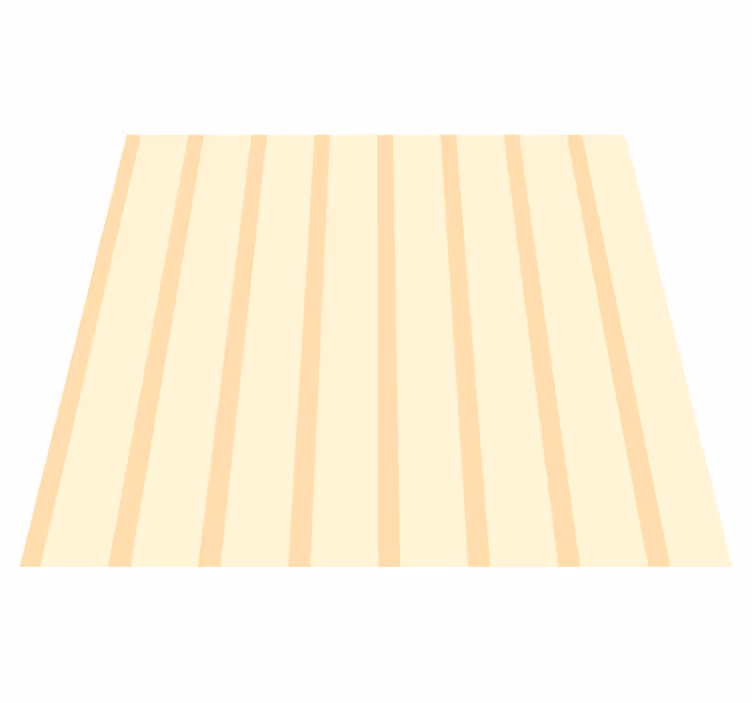 Vinyl tapijt voor hal dunne beige verticale strepen - TenStickers