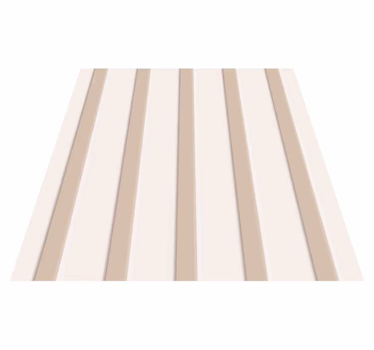 Vinyl tapijt voor hal beige strepen - TenStickers